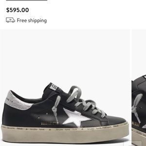 Golden Goose black platform shoes